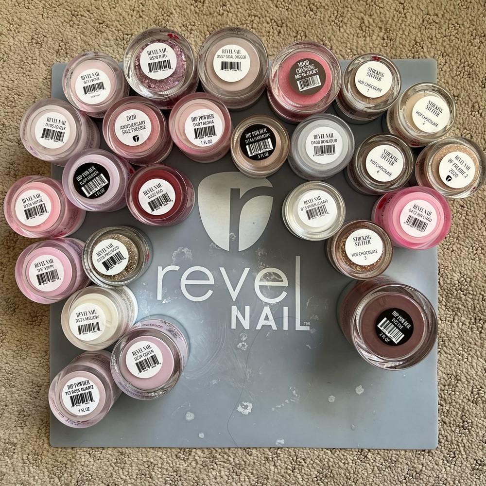 Revel Nail Dip Powder Lot